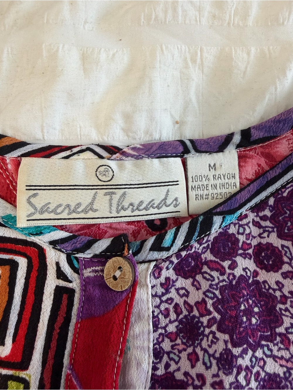 Sacred Threads- Patchwork Tank Top - Multicolor - Picture 6 of 16